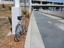 Trailhead at end of Bay bridge.