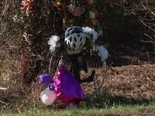 This photo is a little dated, a ghost bike has been added.