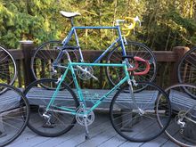 Classic vintage race bike
