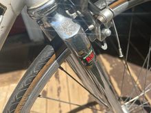 PY10 fork decal and pantographed fork crown.
