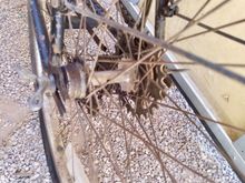 Original steel Armstrong 'flip-flop" hub.