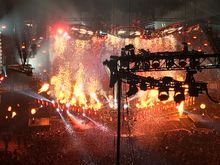 Close to the end of the show