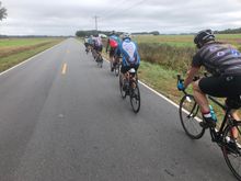 I sat in a pace line today just trying to save some energy 