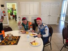 Lumberjack breakfast, pancakes coming soon!