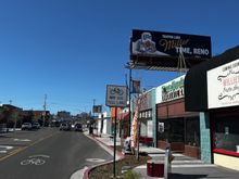 A bike-friendly road (note the sign)