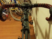 Cinelli Red Hook wrap, Mao's kids sent the bars and stem, a whopping $40 total.