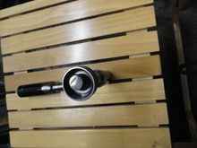 This picture shows the fit of the tool inside the cup.  The stud has a clearance of about 2mm (the same as my Var fixed cup tool).