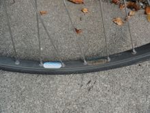 Rim labels are ok for being about 35 years old.  I doubt they were ridden for many touring miles. Tire are nothing special but still service-able.