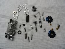 Everything has been cleaned and ready for service again.  Note the new stainless screws for the adjustors, and the Chaser Tech sealed bearing pulleys.
