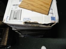 Some damage to the package from being tossed about by the Post Office.