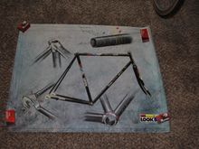 2 Look carbon frame posters. Both in great shape but the top one has some brown marks on the upper left corner, maybe Coke over spray or somthing.   $4 for the stained one and $5 for the other plus actual shipping.  