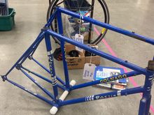 The colnago has a broken brake bridge. Could be used as a fixie I guess