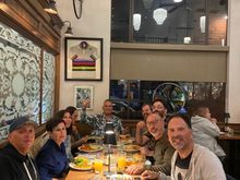 We sat down for dinner at Linns on Friday. 