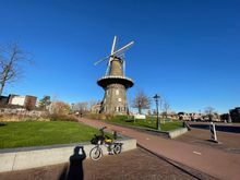 Historic windmill in Leiden