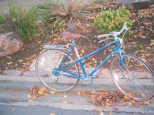 1968? Peugeot mixte  deep cleaned,  judicious touch up  then  top coated with Rustoleum clear lacquer