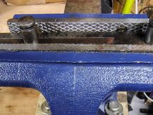 There's not enough thickness when clamped into the bench vise, and any twisting torque can release it from the vise jaws.
