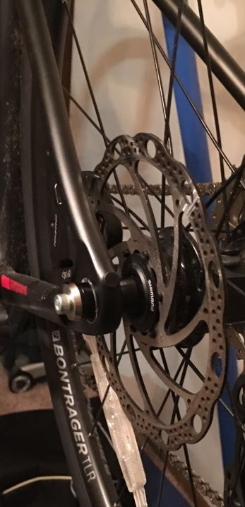cycleops through axle adapter