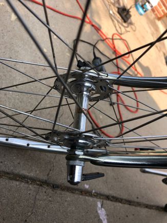 Front hub Normandy Luxe Comp with Simplex qr