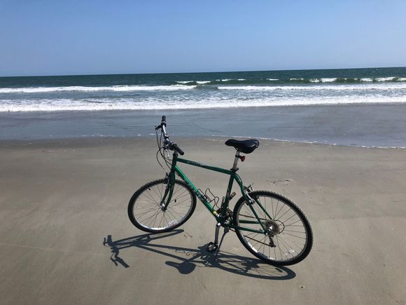 The beach bike at Sunset beach.