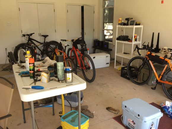 Redneck bike shop LOL 