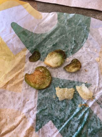 These green potato chips looked gross. Not the way I prefer getting my daily dose of greens!!