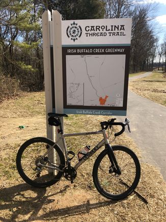 Start of the new greenway 