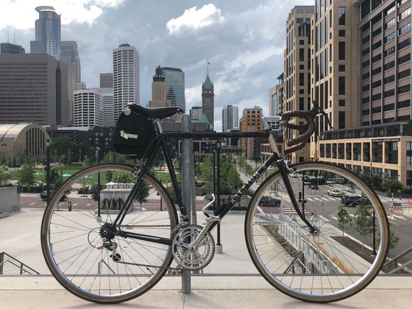 1983 Raleigh USA Super Course leaning Downtown.