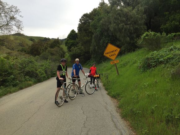 First gravel secteur Santa Rita Rd