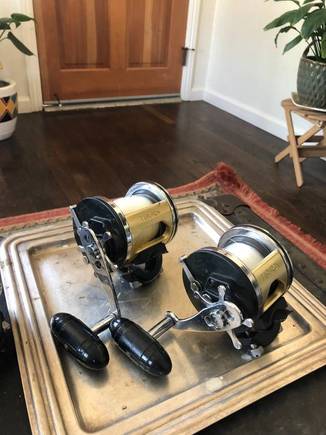 Penn 505 and 506 with Tiburon frames and upgraded power handles. 