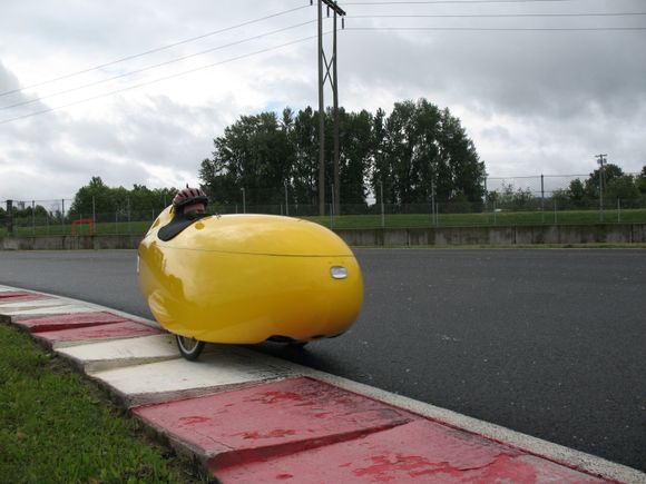 At Portland International Raceway “Streamliner Class” 1st Place