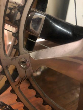 This is the 3rd 85 that has come my way. All of them had 84 serial #s and 85 graphics. Really I’m not sure that 1985 serial #s exist for the prestige. All of them have been dimpled in the drive side chainstay.