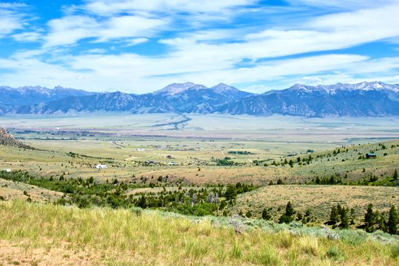 Maddison Range of the Rockies outside of Ennis, MT