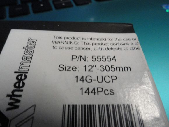 half a box of 12" spokes