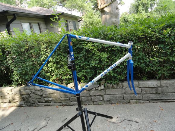 Basso F&F at 53cm with a few patina items.