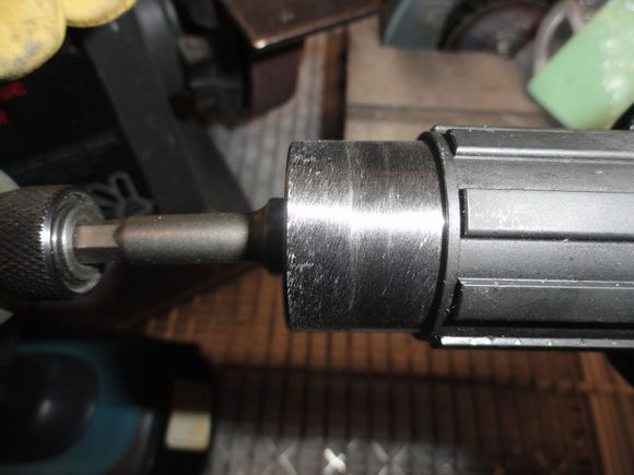 A little grinding and the fit is nice and smooth.  