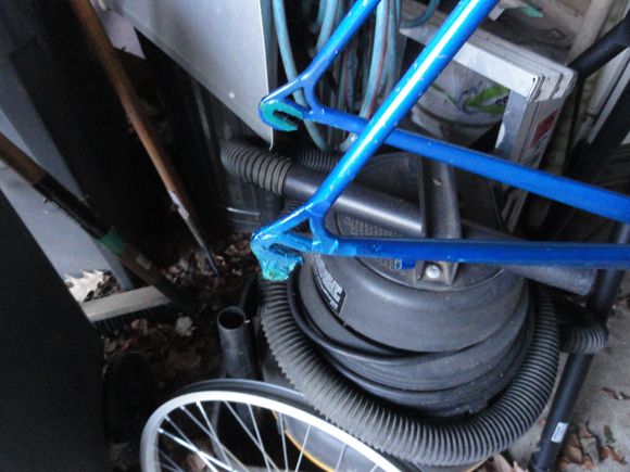 I think the drop out will look just fine after the welding and repainting.  