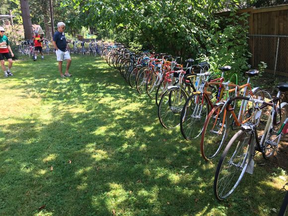 I did not count the number of bikes