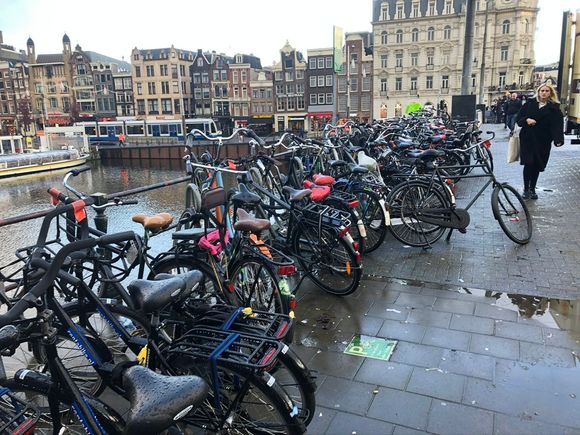 Thousands of bikes everywhere 