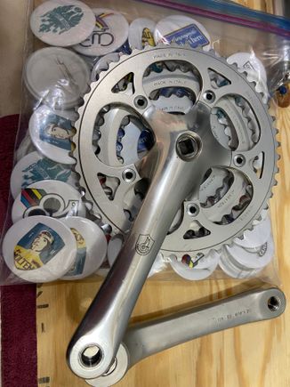 Silca Celeste pump with Campanutella head in great shape with little blue nubs. $75 