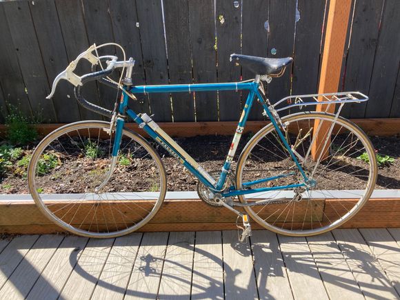 1971 PA 10 As bought. Note the Delrin brake levers.