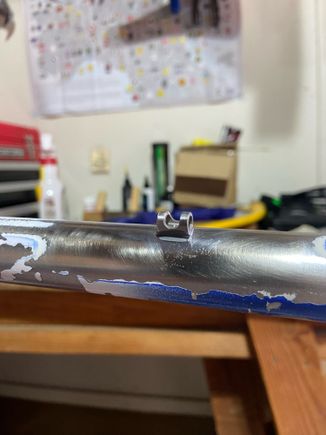 Hand filed a replacement cable guide after being unable to find a match. 