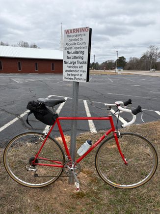 Fortunately, there is no prohibition of riding lovely fillet-brazed 531!