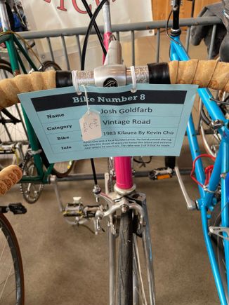 Eugene built bike. 