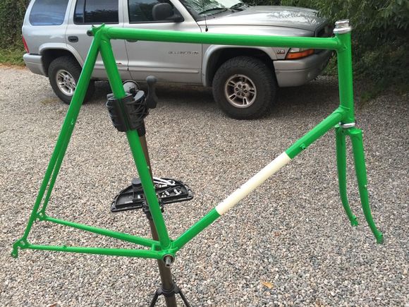 My frame, a true gift from Colin Laing.