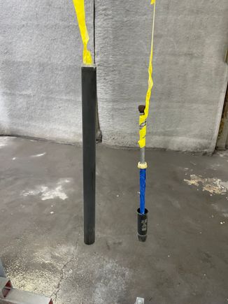 Black pump with a quick sand. I should have sanded the silca label off better, but it fits against the frame and no one knows. 