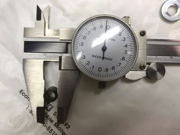 Correct diameter for most of the length of the bushing...