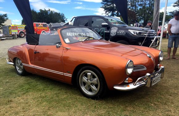 VW Karmann Ghia convertible.