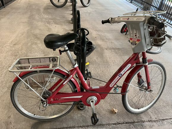 Housing is complete from shifter to bell housing; runs through frame on BCycle.