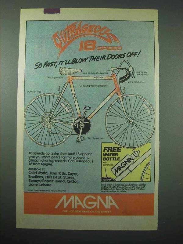 magna 18 speed bike