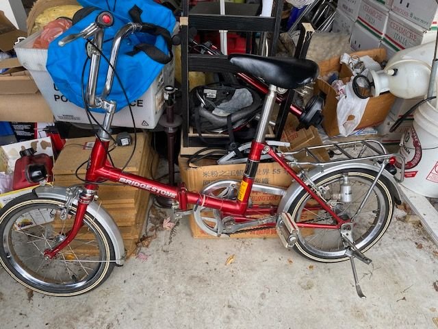 Folding bike hot sale vintage